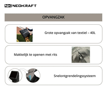 3500W Bladblazer/-zuiger 3-in-1 - incl. 40L opvangzak