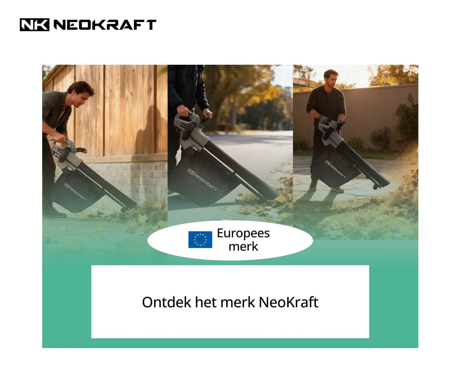 3500W Bladblazer/-zuiger 3-in-1 - incl. 40L opvangzak