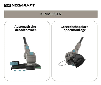 20V Accu grastrimmer 30cm - excl. accu & lader