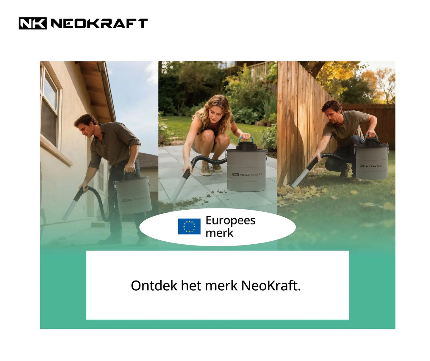 Aspirateur à cendres 1600W 18L - avec 2 filtres