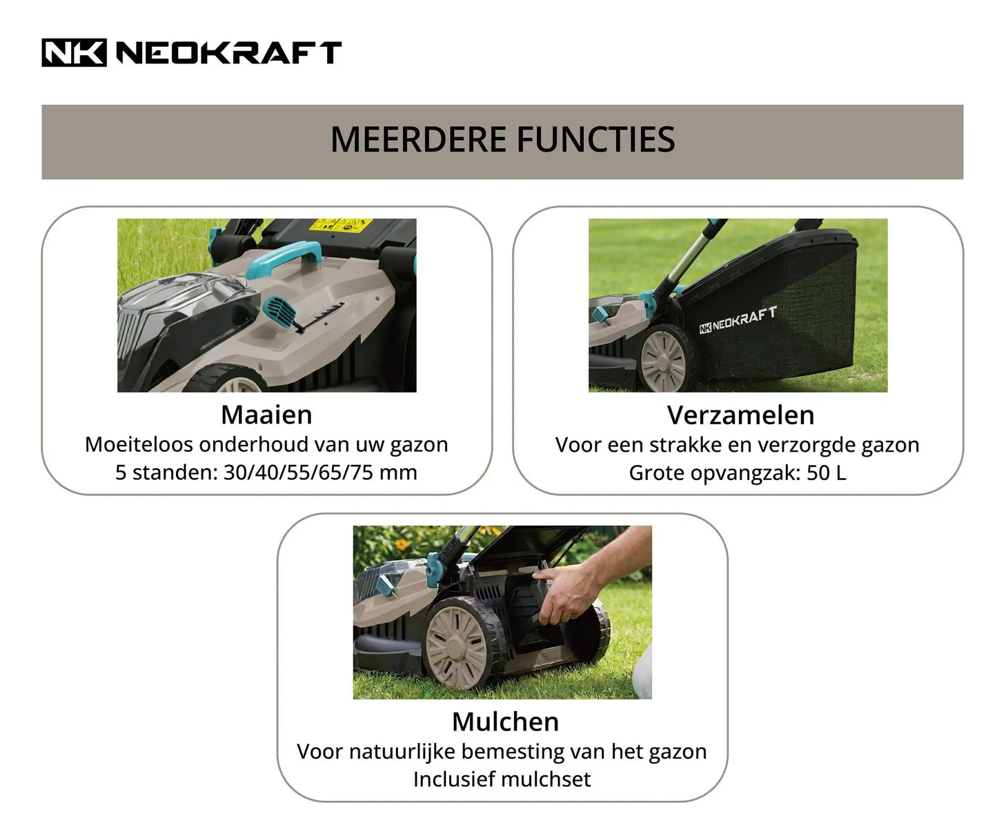 40V Accu grasmaaier 43cm - incl. 8,0/4,0Ah accu & lader