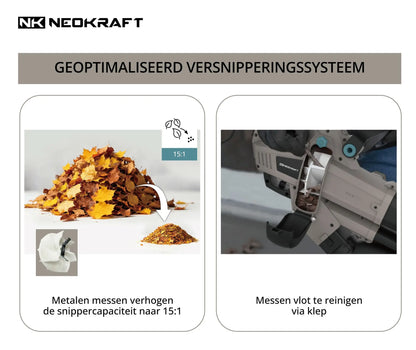 3500W Bladblazer/-zuiger 3-in-1 - incl. 40L opvangzak