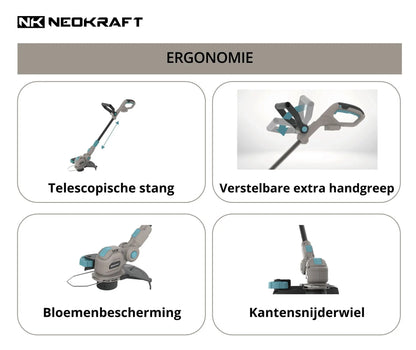 20V Accu grastrimmer 30cm - excl. accu & lader