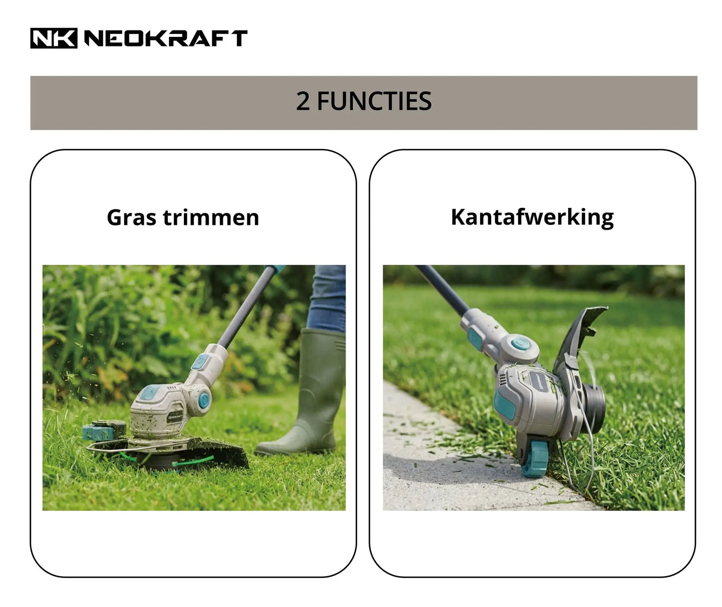 20V Accu grastrimmer 30cm - excl. accu & lader
