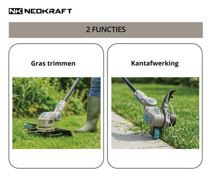 20V Accu grastrimmer 30cm - incl. 2.5Ah accu & lader