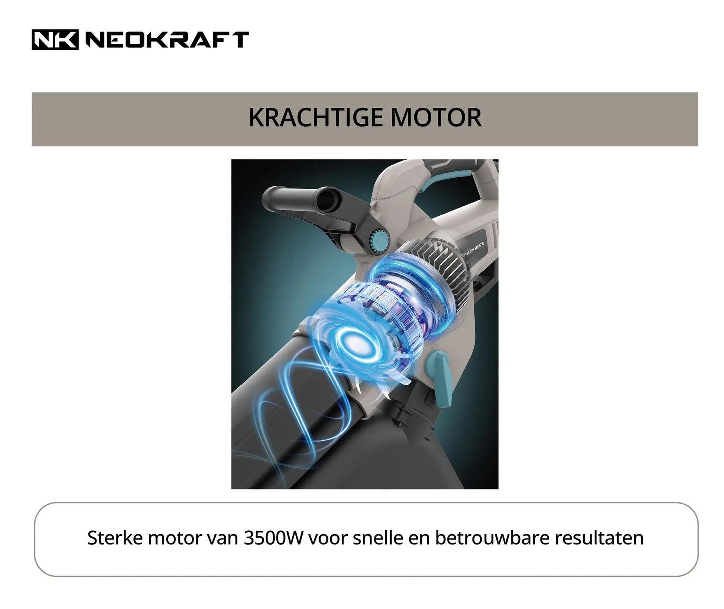 3500W Bladblazer/-zuiger 3-in-1 - incl. 40L opvangzak