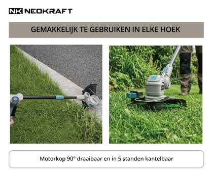 20V Accu grastrimmer 30cm - incl. 2.5Ah accu & lader